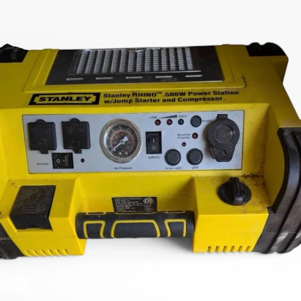 Stanley‎ Rhino 500W Power Station Jump Starter & 120 PSI Air Compressor